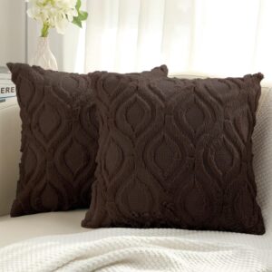 Black pillow cover