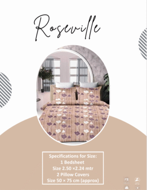 Rosevill Queen Bedsheet